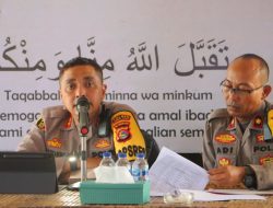 Kapolres Lombok Utara Pimpin Rapat Eksternal Kesiapan Pengamanan Lebaran Ketupat di KLU