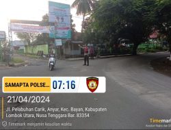Strong Point, Polsek Bayan Ciptakan Kamseltibcarlantas