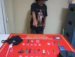 Satres Narkoba Polres Lombok Utara Gagalkan Transaksi Narkotika Serta Aamankan Tersangka dan BB Sabu