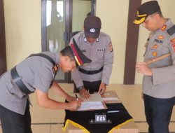 Pimpin Sertijab, Kapolres Lombok Utara Apresiasi Kabag SDM Lama Belum Ada Tinta Merah