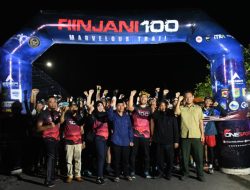 Dorong Pertumbuhan Ekonomi Melalui Pariwisata, Wabup Lombok Utara Lepas Peserta Event Rinjani 100 di Senaru