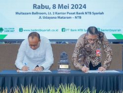 Pj Gubernur NTB Tandatangani Shareholder Agreement dengan Dirut Bank Jatim