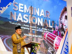 Pj Gubernur NTB Buka Seminar Nasional Indonesia Emas 2045