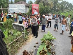 Polres Loteng Olah TKP Laka Lantas di Praya Tengah Yang Merenggut Dua Nyawa
