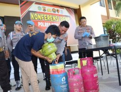 Oplos Gas Subsidi, AR Ditangkap Polres Bima Kota Polda NTB