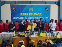 23 Pelaku Tindak Pidana Pengeboman Ikan Diamankan Dit Polairud Polda NTB