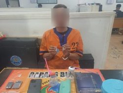 Ungkap Tindak Pidana Narkotika, Satres Narkoba Polres Barito Utara Amankan 4,77 gram Sabu
