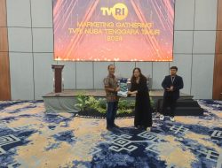 Produksi dan Penyiaran Terbanyak, PLN UIP NUsra Raih Penghargaan Kategori Advertorial Diajang Marketing Gathering TVRI NTT