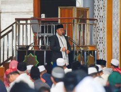Pj. Gubernur Miq Gita Sampaikan Pesan Persatuan di Sholat Idul Adha 1445 H