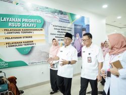 Usai Libur Idul Adha, Sekda Apriyadi Sidak dan Sambangi RSUD Sekayu Serta Puskesmas
