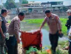 Polsek Ampenan Evakuasi dan Olah TKP Penemuan Mayat di Pinggir Kali Jangkuk