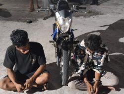 Curi Motor Teman, Dua Terduga Pelaku Digiring ke Polsek Narmada