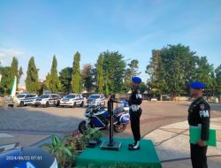 Dalam Rangka HUT ke-78 Korps POMAD, Denpom lX/2 Mataram Gelar Apel dan Syukuran