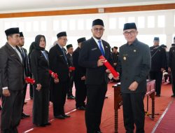 Pj Bupati HRS Lantik 5 Pejabat Pimpinan Tinggi Pratama dan 10 Pejabat Fungsional Tertentu Lingkup Pemkab Banyuasin