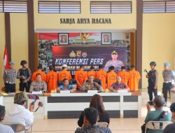 Ops Jaran Rinjani 2024, Polres Lombok Utara Ungkap 7 Kasus dan tetapkan 14 Tersangka