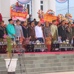 Hadiri HUT KLU Ke-16, Kapolres Lombok Utara Mengajak Masyarakat Tetap Menjaga Harkamtibmas