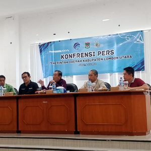 Pemkab Lombok Utara Konferensi Pers Songsong HUT ke-16, Masih Banyak PR Pembangunan