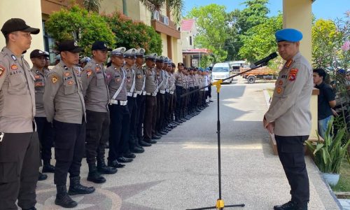 Pastikan Personil Tetap Disiplin Kerja, Kabid Propam Polda NTB Berkunjung ke Polres Bima Kota