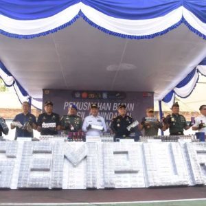 Hadiri Pemusnahan BMM, Pj Gubernur: Rokok Ilegal Pengaruhi Ekonomi