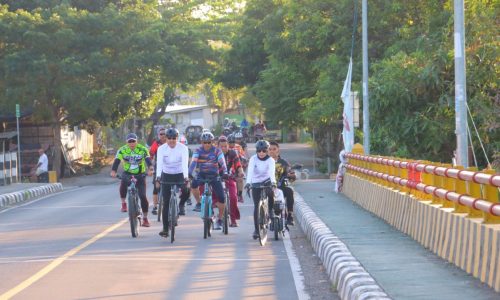 Weekend, Kapolres Lombok Utara Gowes Mepolong Merenten Jilid Empat Bersama Jajaran