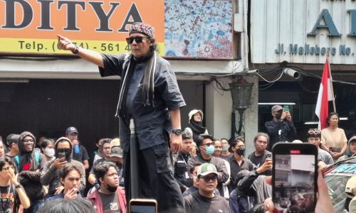 Ikut Aksi Jogja Memanggil, Butet Kertaredjasa: Jangan Mau di Kibulin