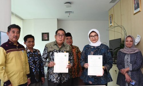 Pemda KLU Teken Kerjasama dengan Bappenas Terkait Data Regsosek