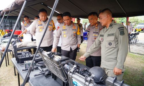 Kapolda DIY Cek Kesiapan Personel yang terlibat Satgas Amole 2024