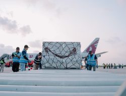 Kargo Logistik MotoGP Mandalika Telah Tiba di Bandara Bizam, IAS Siap Tunjukan Performanya