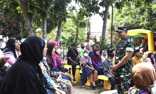 Peringati HUT Ke-79 TNI, Korem 072/Pamungkas Gelar Baksos, Karya Bakti dan Donor Darah