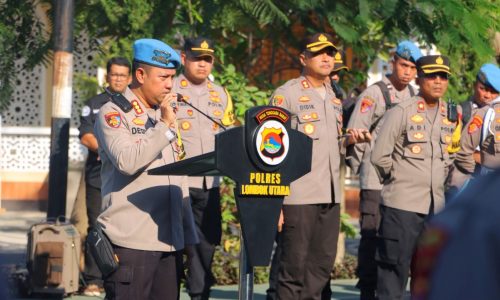 Supervisi dan Mitigasi Pencegahan Pelanggaran, Kabid Propam Polda NTB Kunker ke Polres Lombok Utara