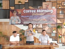 Coffee Morning Bersama Insan Pers, Kapolres Mura: Pilkada 2024 Netralitas Polri Harga Mati