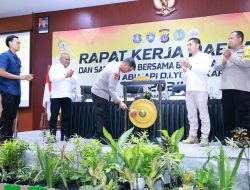 Kapolda DIY Buka Rakerda dan Serahkan Piala Juara Turnamen Kapolda Cup Satpam