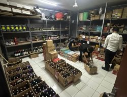 Ribuan Botol Miras Berbagai Merek Berhasil Diamankan Polda DIY