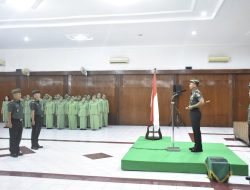 862 Prajurit Korem 072 Pamungkas Naik Pangkat, Danrem Harapkan Para Prajurit Tingkatkan Kualitas Diri