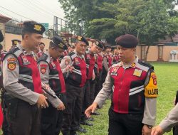 Persiapan Pilkada Serentak 2024, Sat Samapta Polres Muara Enim Gelar Apel dan Latihan Dalmas