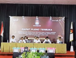 Rapat Pleno Terbuka: KPU Lombok Utara Tetapkan Najmul-Kus Peroleh Suara Tertinggi