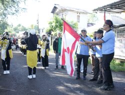 Meriahkan HAB Ke-79 Tingkat KLU, Kemenag Lombok Utara Gelar Jalan Sehat Kerukunan