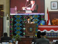 Rapat Paripurna DPRD NTB, Pj Gubernur Hassanudin Sampaikan LKPJ Tahun 2024