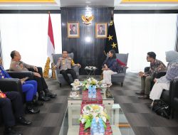 Kapolda Sumsel Terima Audensi dan Silahturahmi Jajaran PT Garuda Indonesia (Persero) Palembang