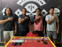 Racik Shabu Untuk diedarkan, HD Diringkus Tim Kaisar Hitam Polres Bima Kota