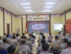 Perkuat Keamanan Bersama, Polres Lombok Utara Gelar Sosialisasi Pemolisian Masyarakat.