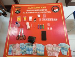 Sat Narkoba Polres Lombok Utara Tangkap Pengedar Shabu