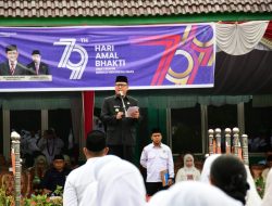 Pimpin Upacara Peringatan HAK Ke-79 Kementerian Agama RI Tahun 2025, Pj Bupati Banyuasin Bacakan Sambutan Menag