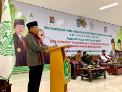 Sekda NTB Hadiri Pengukuhan Puskopontren NTB di Asrama Haji