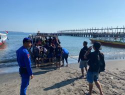 Pastikan Wisatwan Aman ke Tiga Gili, Satpolairud Lakukan Patroli dan Beri Imbauan