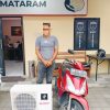 Viral di Medsos, Pencuri AC Diringkus Tim Resmob Polresta Mataram