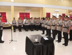 Kasat Lantas dan Kasat Polairud Serta Empat Kapolsek di Jajaran Polres Banyuasin Berganti