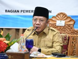 Awali Tugas Perdana, Bupati Najmul Akhyar Buka Bimtek Penyusunan LPPD KLU