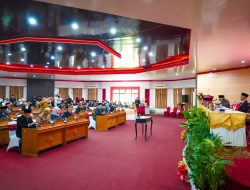 Paripurna Penetapan Bupati dan Wabup Terpilih Banyuasin, Pj. Bupati Muhammad Farid: Selamat Menjalankan Amanah