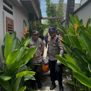 Polsek Pemenang Olah TKP, Penemuan Mayat Warga German di Salah Satu Villa di Gili